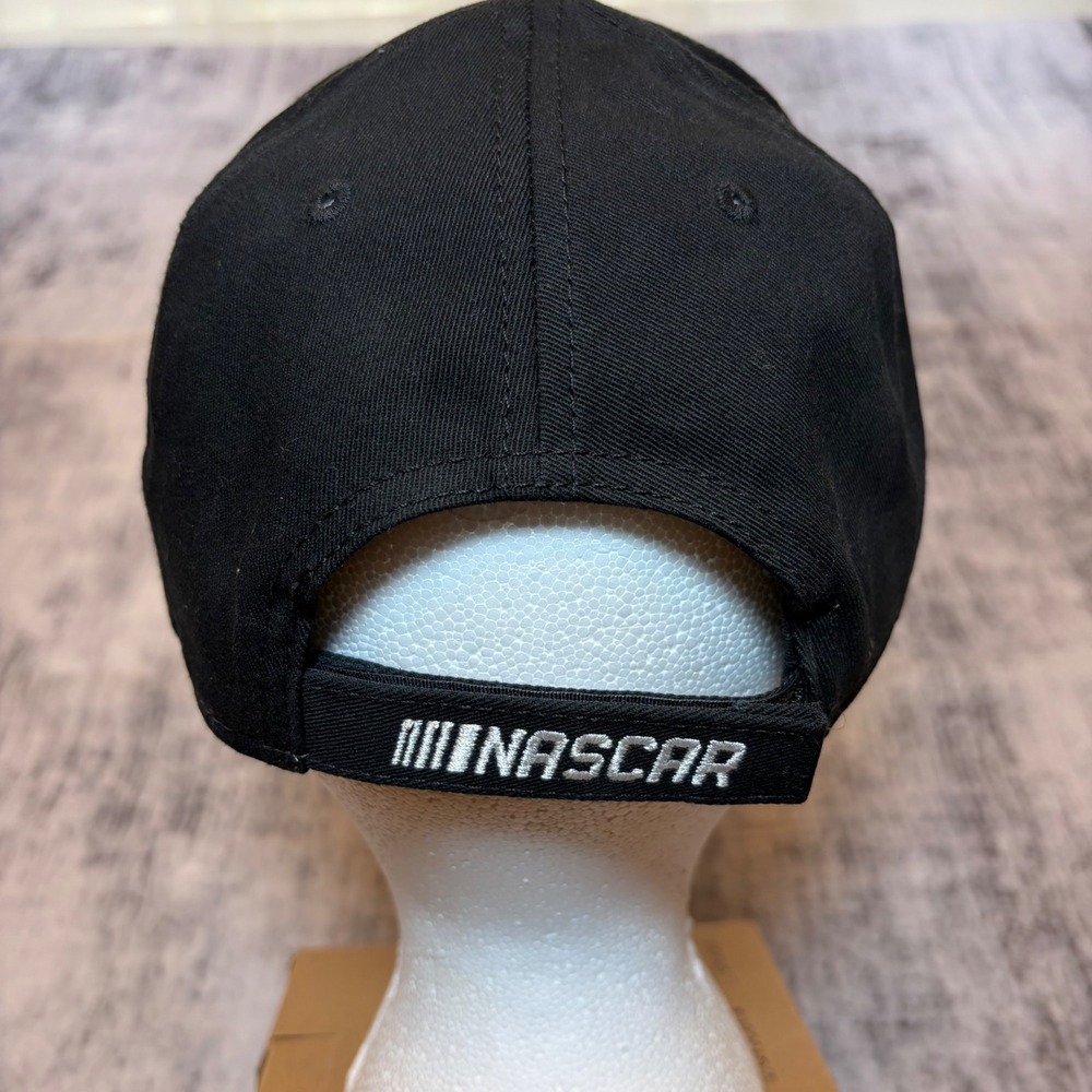 NASCAR Kansas Speedway 20th Anniversary Hat 2001-2020 Black Cream Adjustable Cap - Picture 3 of 5